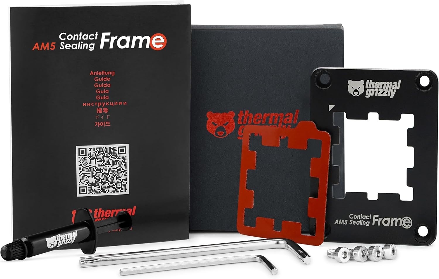 Thermal Grizzly AM5 Contact Frame & CPU Guard for Ryzen 7000 + Aeronaut 1g