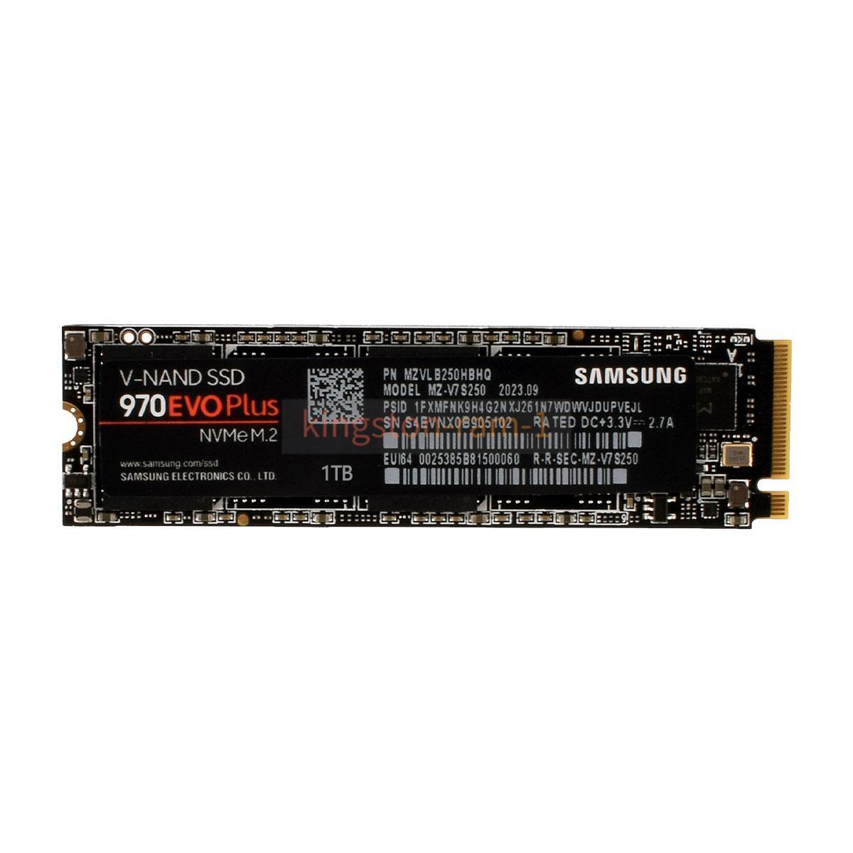 Samsung SSD 970 EVO Plus 1TB 2TB 500GB 250GB PCIe M2 NVMe 3500MB/s for Laptop