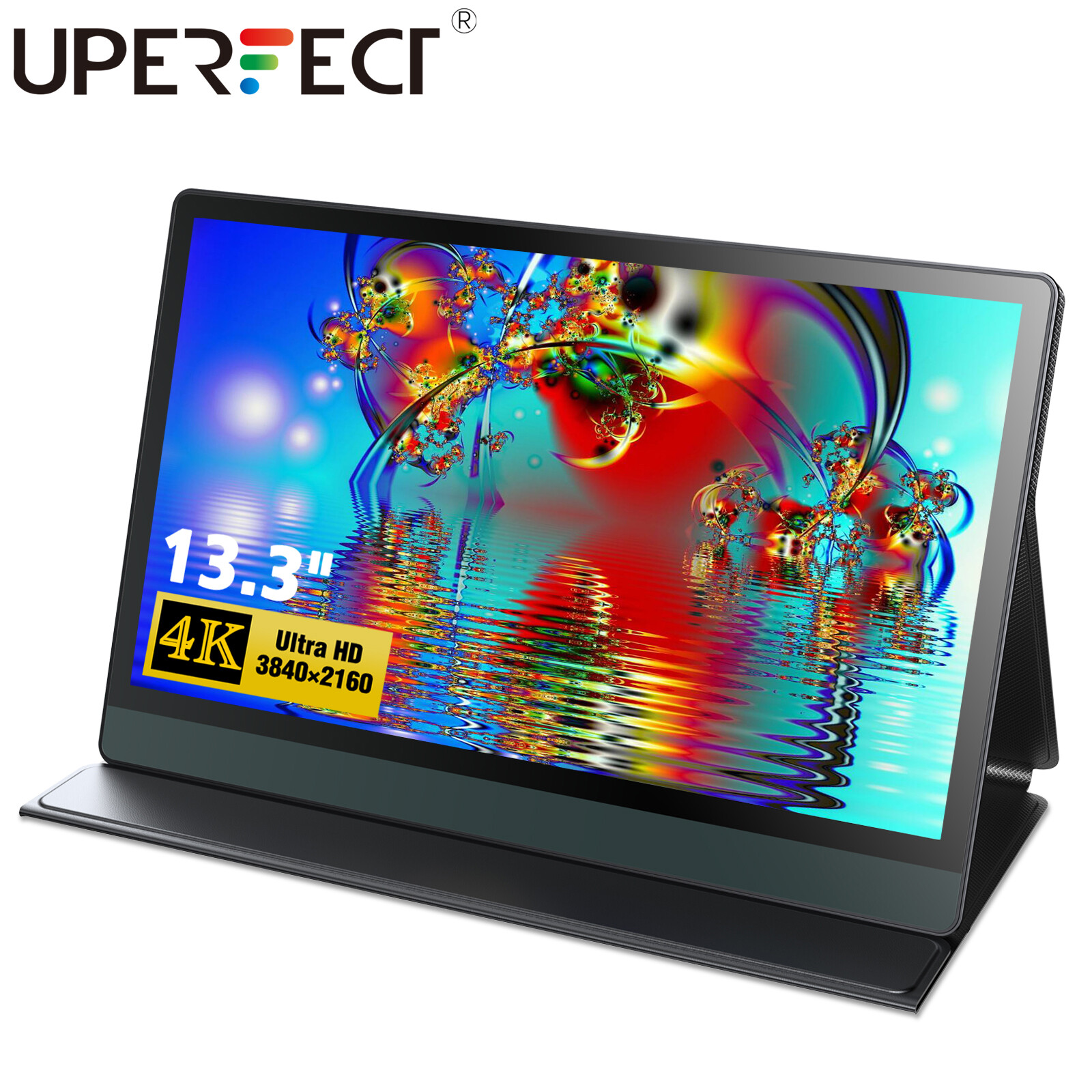 UPERFECT 4K Monitor 13.3″ IPS LCD Portable Monitor mini HDMI USB-C for PC Laptop