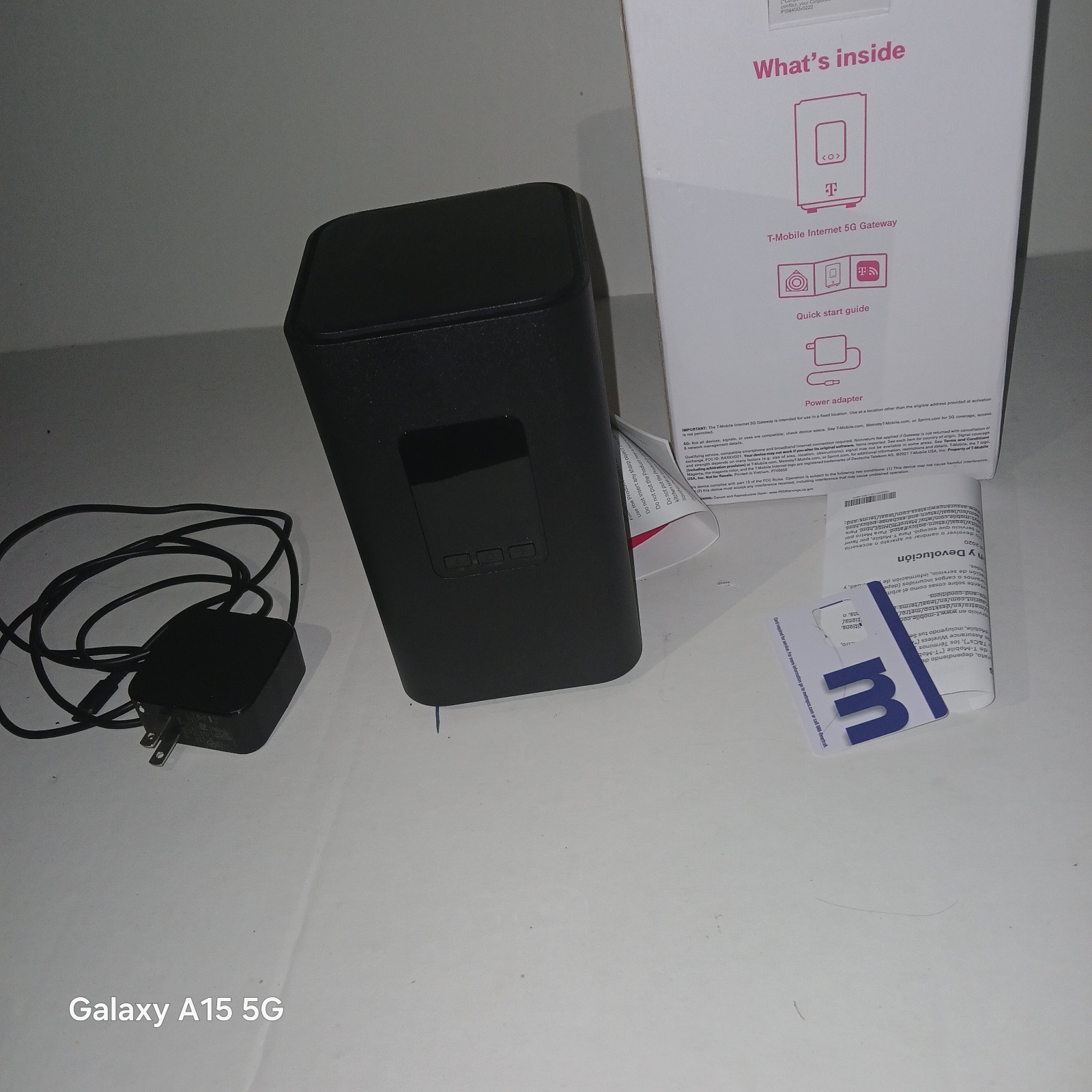 T-Mobile Internet 5G Gateway Arcadyan KVD21 Router * Missing Power Cord.