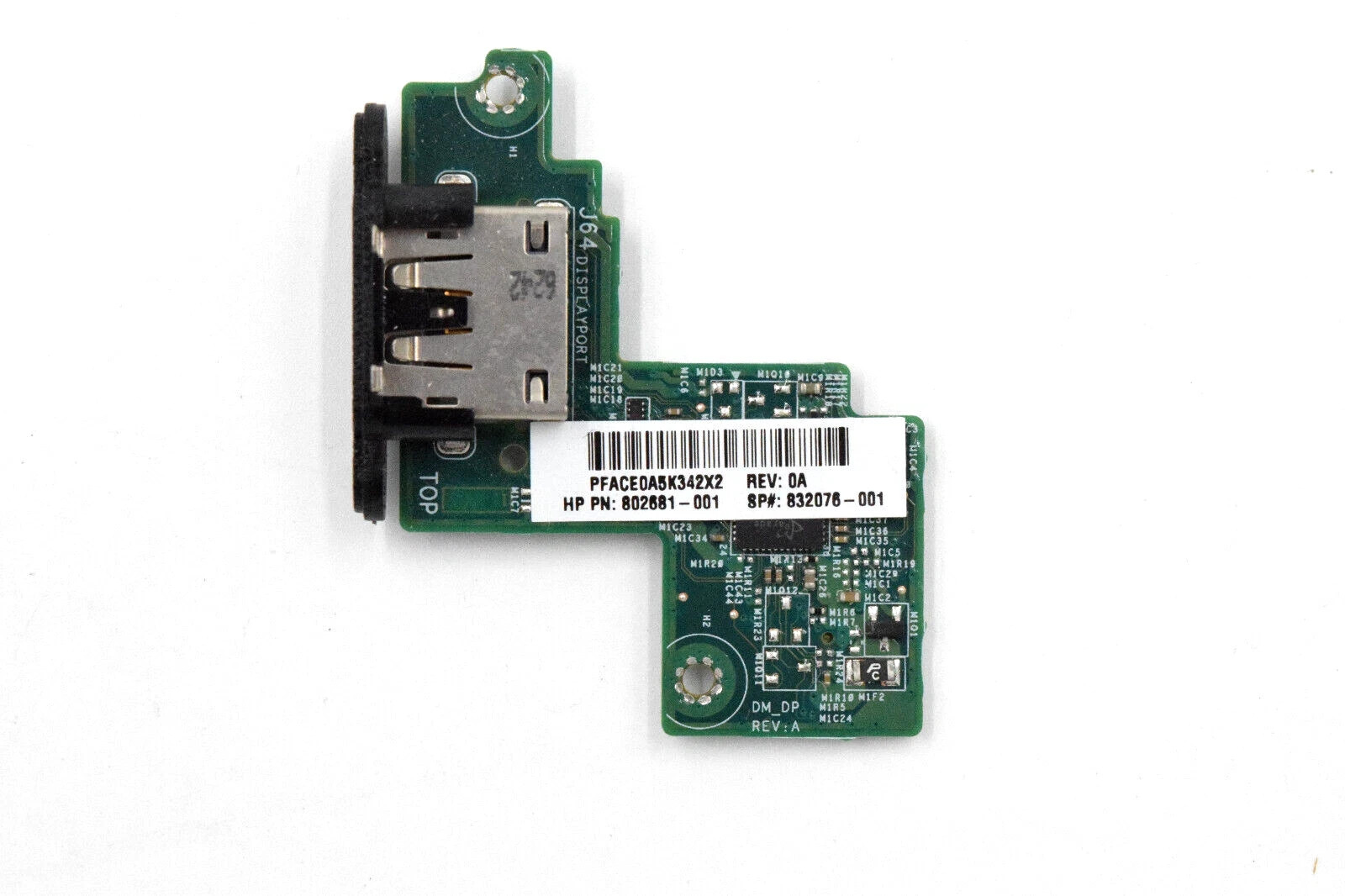 HP 600 800 G2 DM Mini PC DisplayPort Option Board 832076-001 802681-001