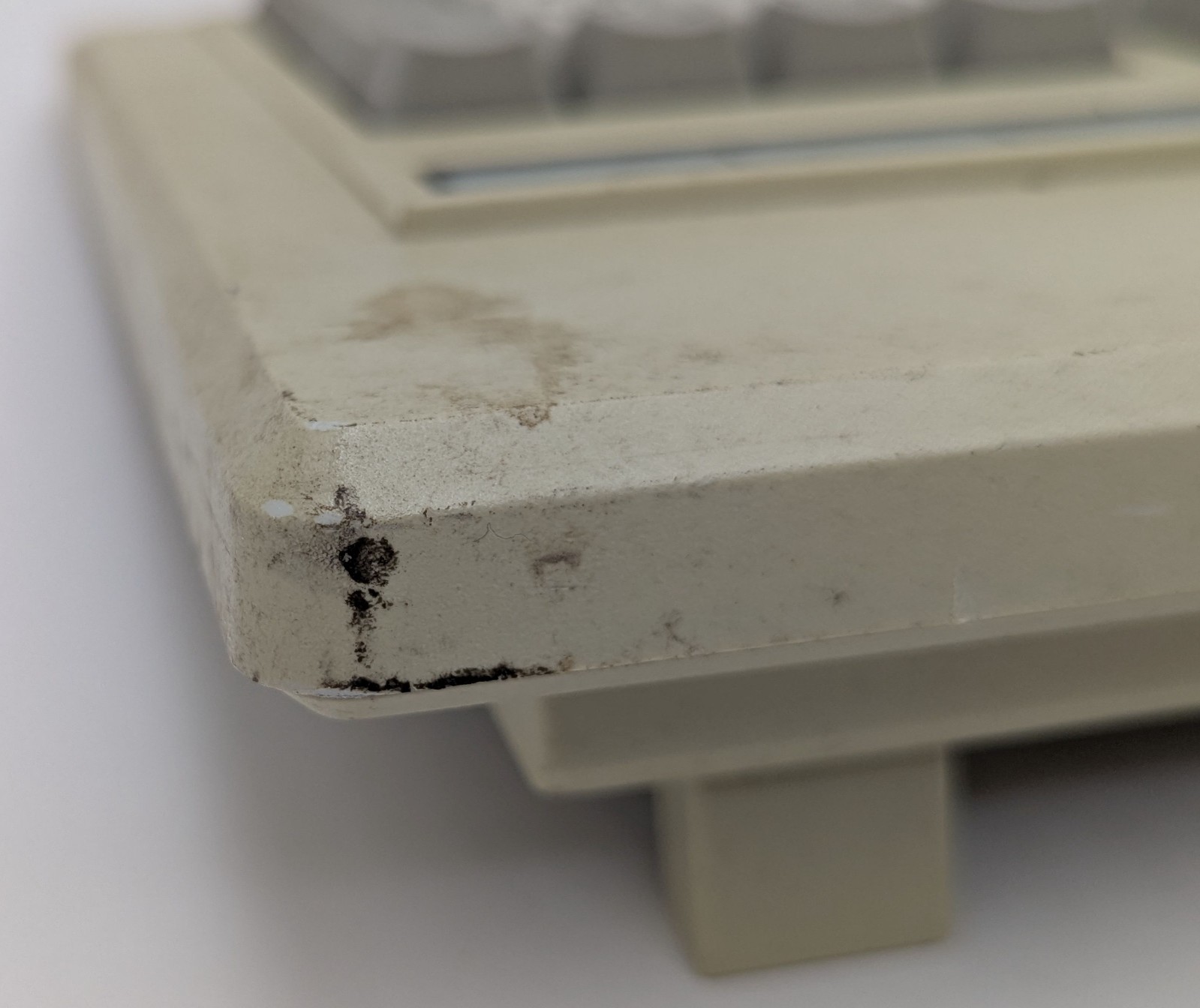 Vintage NMB RT101+ Intel Mechanical Keyboard Grey Tactile Space Invader Switches