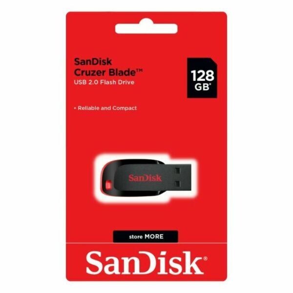 SanDisk Cruzer Blade 128GB USB Flash Drive – SDCZ50128GB35