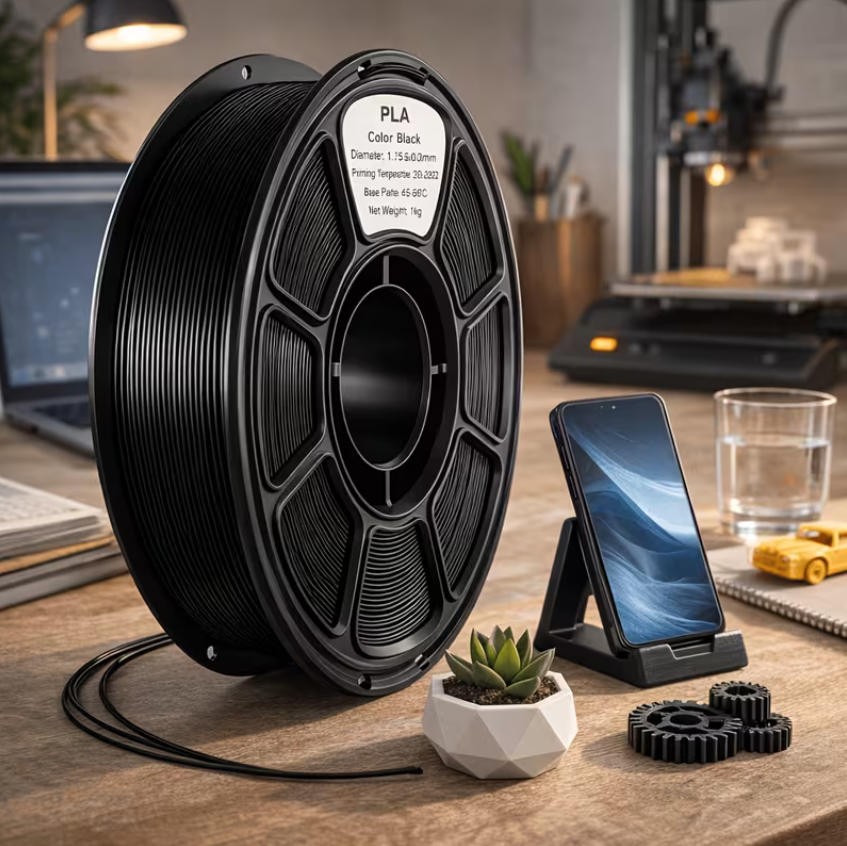 Upgraded Hyper 40-300mm/s PLA/PETG/Silk 3D Filament 1KG 1.75mm Filament LOT