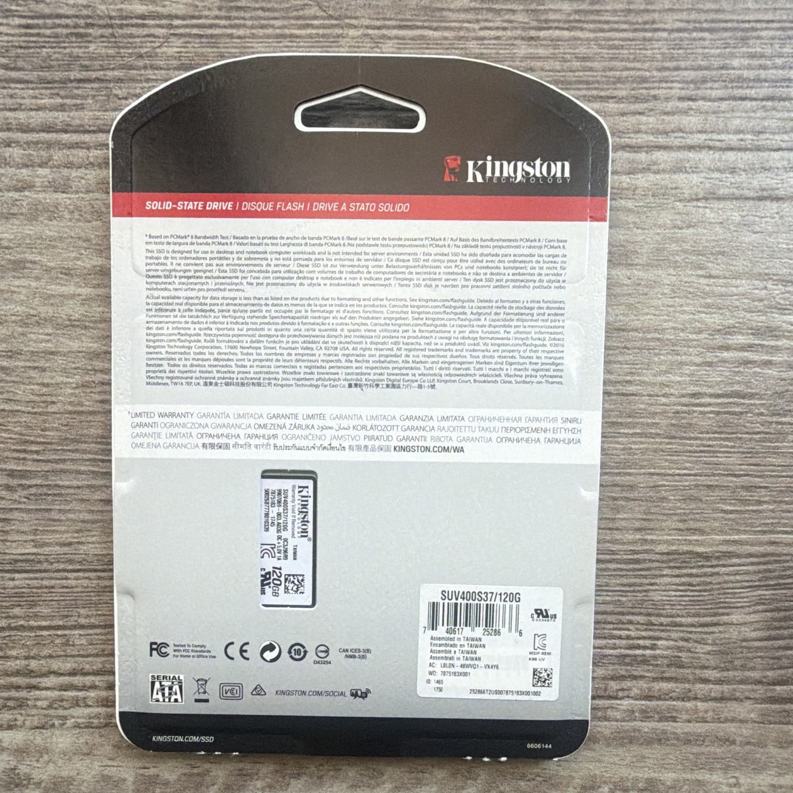 Kingston UV400 120GB 2.5″ SATA III Internal SSD SUV400S37/120G
