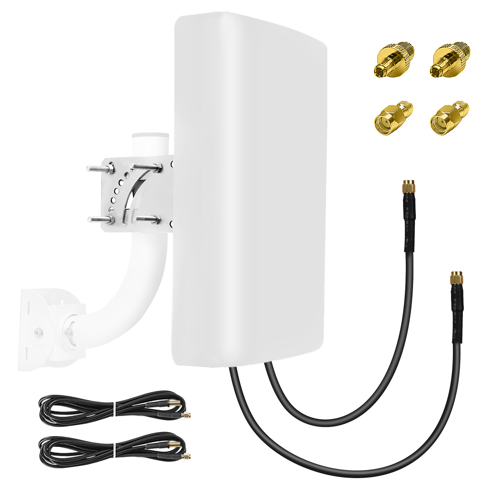 Maswell® 4G 5G 2X2 MIMO Antenna Booster 10dBi 700-3800MHz T-Mobile Verizon AT&T