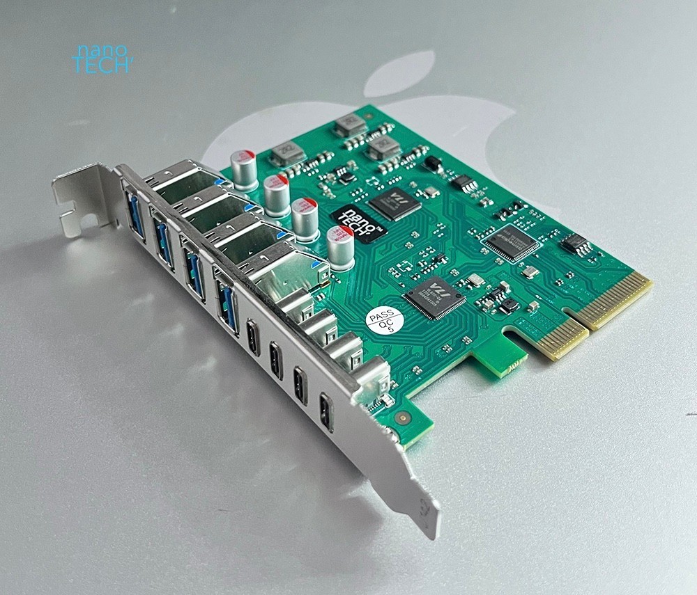 8 Port SuperSpeed+ USB 3.2 Type-A+C Gen 2 PCIe Card *Apple Mac Pro 3,1-5,1 & 7,1