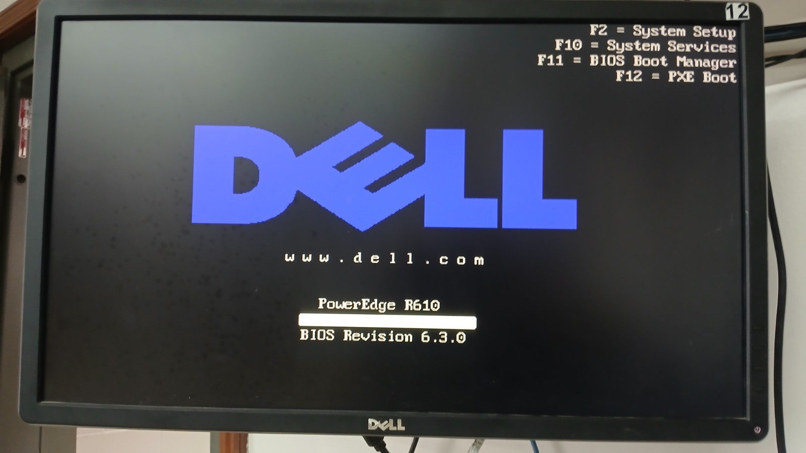 Dell PowerEdge 610 w Intel Xeon E5645@2.40GHz 8GB RAM NO HDs *BOOT TO BIOS*