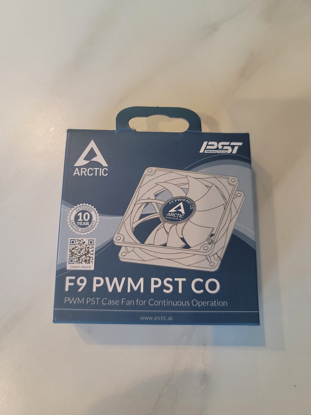 ARCTIC F9 PWM PST CO (Grey) 92 mm Case Fan Continuous Operation (Lot of 10)