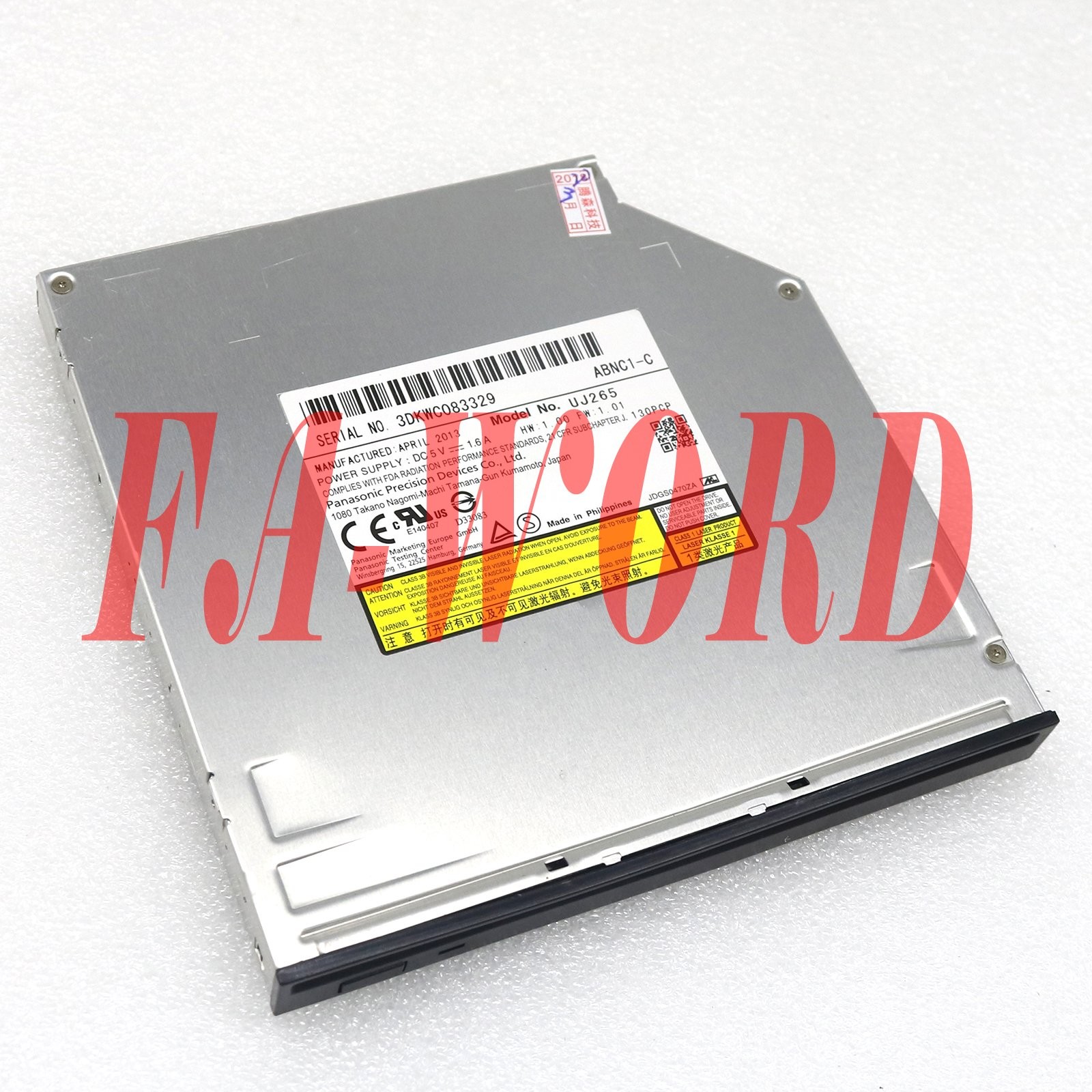 UJ265 New Slot in Blu-ray Burner DVD Drive Player 12.7mm SATA For Panasonic