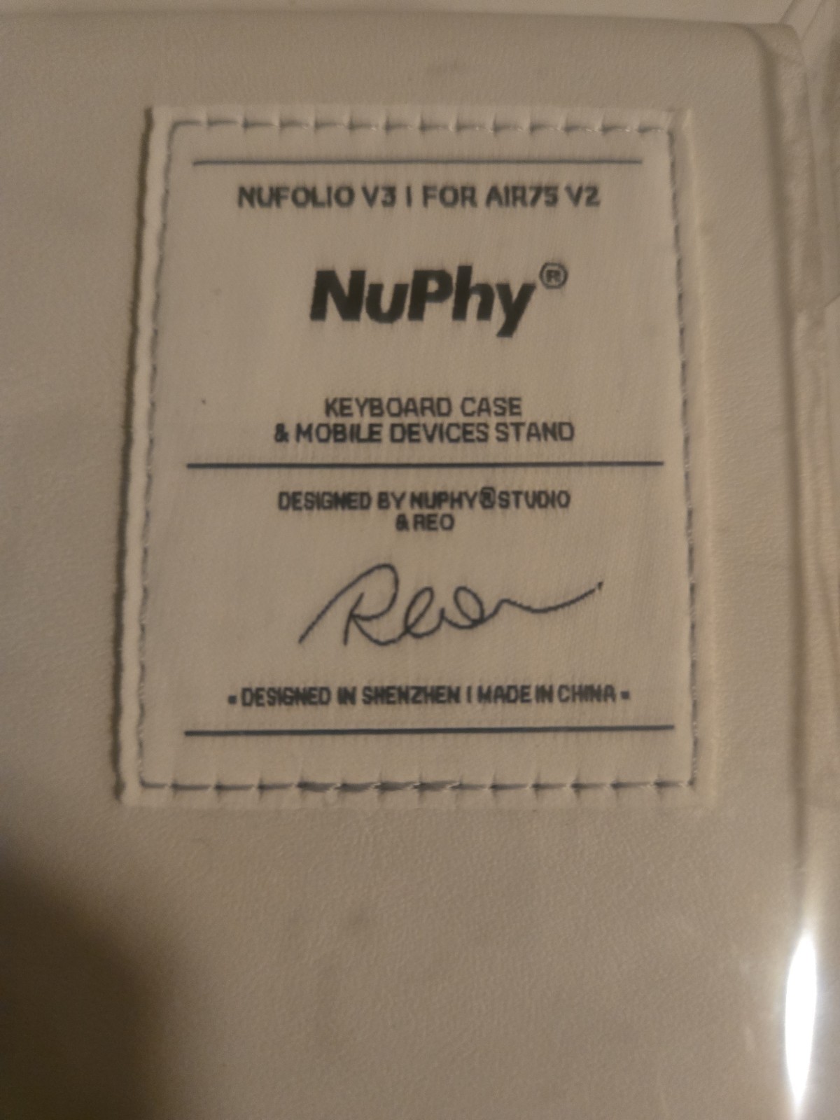 Nuphy NuFolio V3 Keyboard Case#air75v2