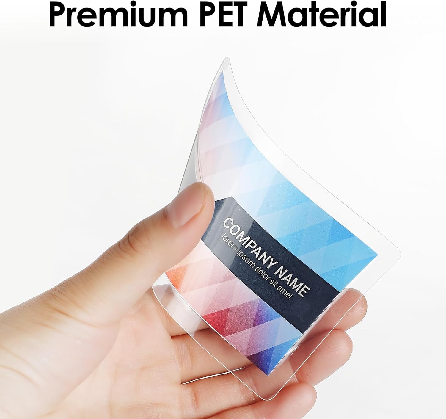 30 Pack Self Sealing Laminating Pouches, 2.6” x 3.9”, 10 Mil Thick Self Adhesive