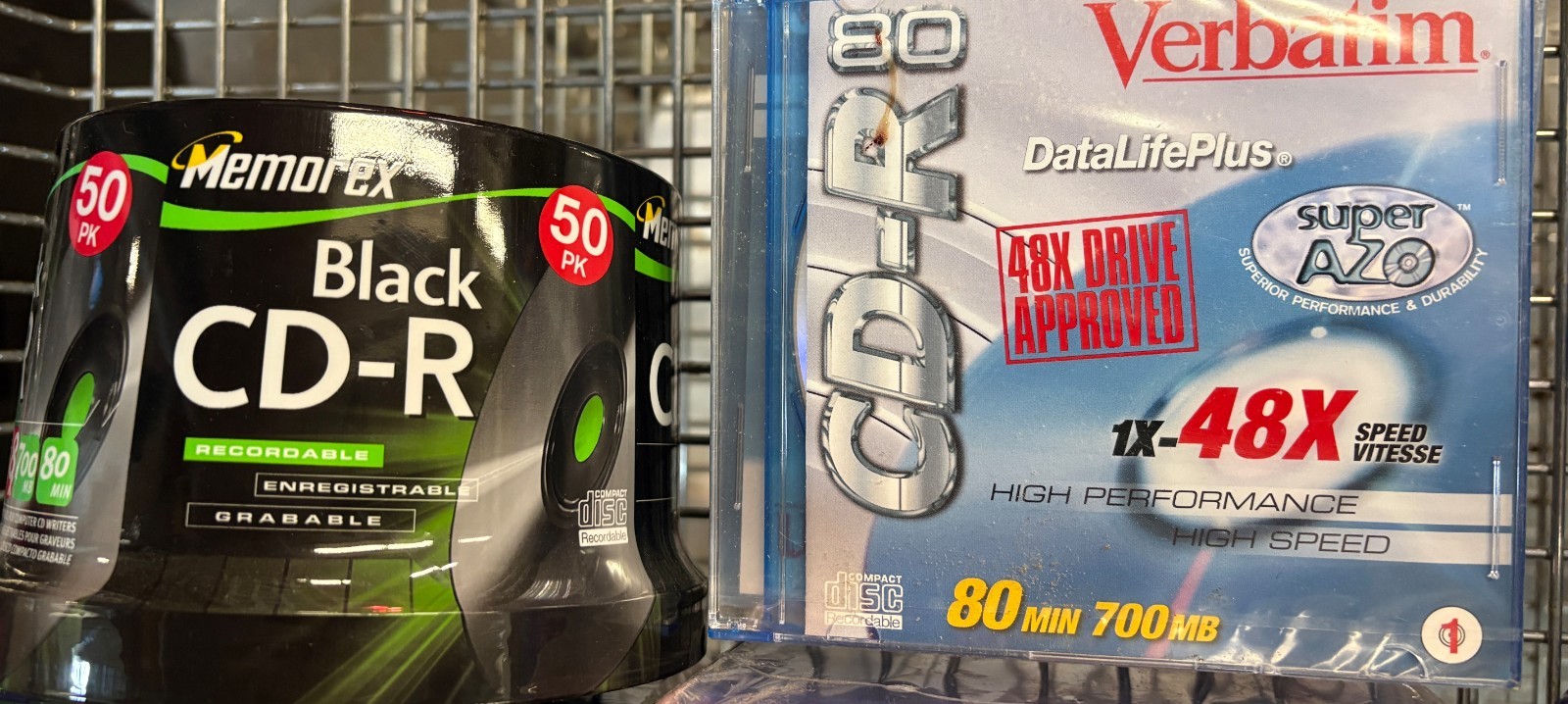 Lot of 500 NEW Verbatim & Memorex CD-R 700MB 80 Min 52x Blank Discs