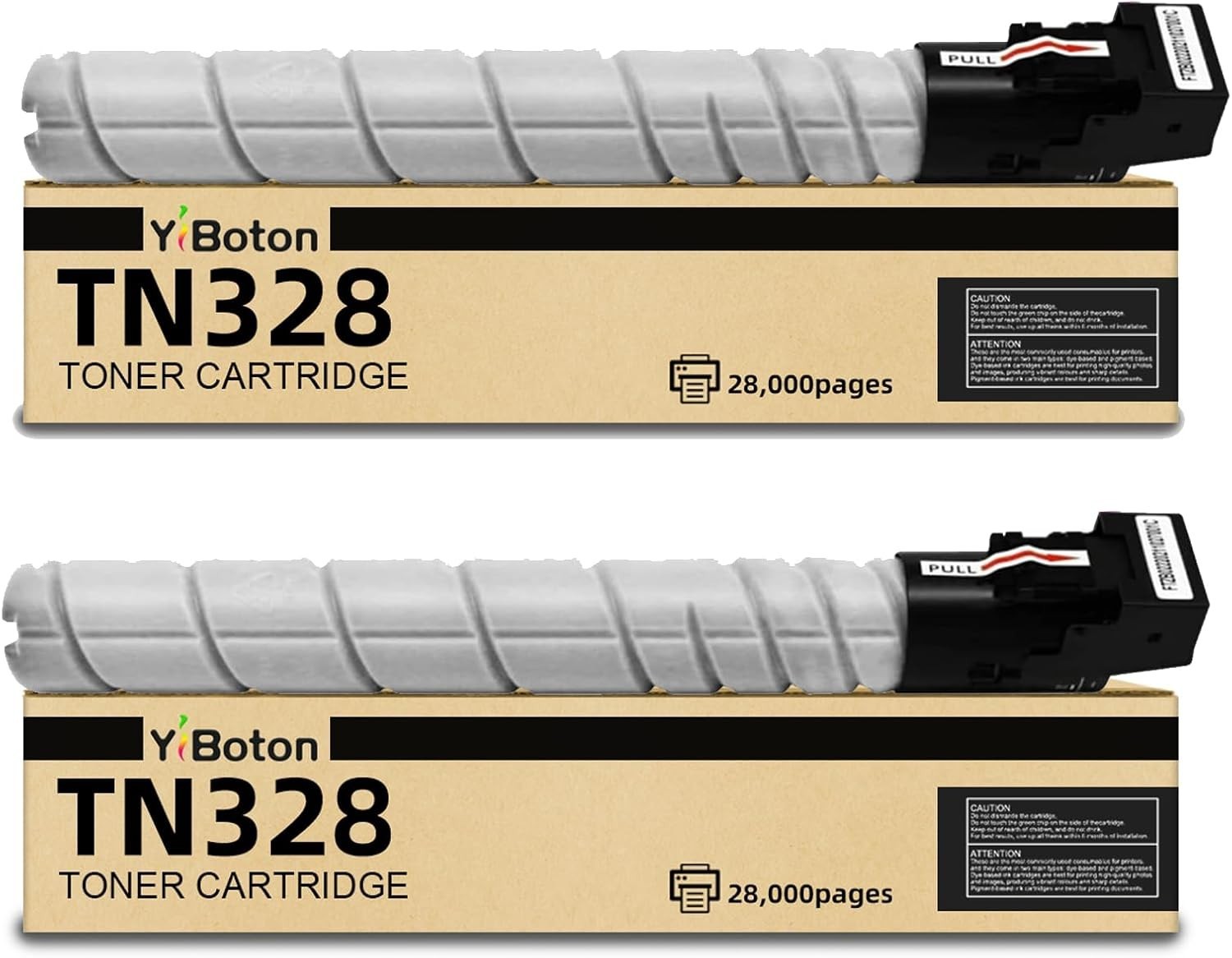 2-Pack TN328 Black Toner for Konica Minolta Bizhub C250i C300i C360i