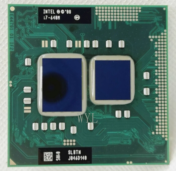 Intel Core i7 640M 2.8 GHz Dual-Core 4M Processor Socket G1 Mobile CPU SLBTN
