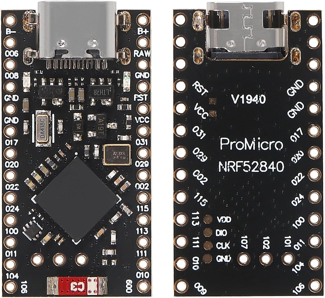 Micro NRF52840 Development Board Wireless Bluetooth Charging Management Modul…