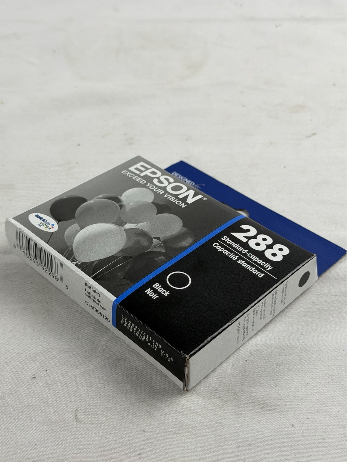 Epson 288 Black Ink Cartridge Genuine OEM New Sealed Expires 12/2027