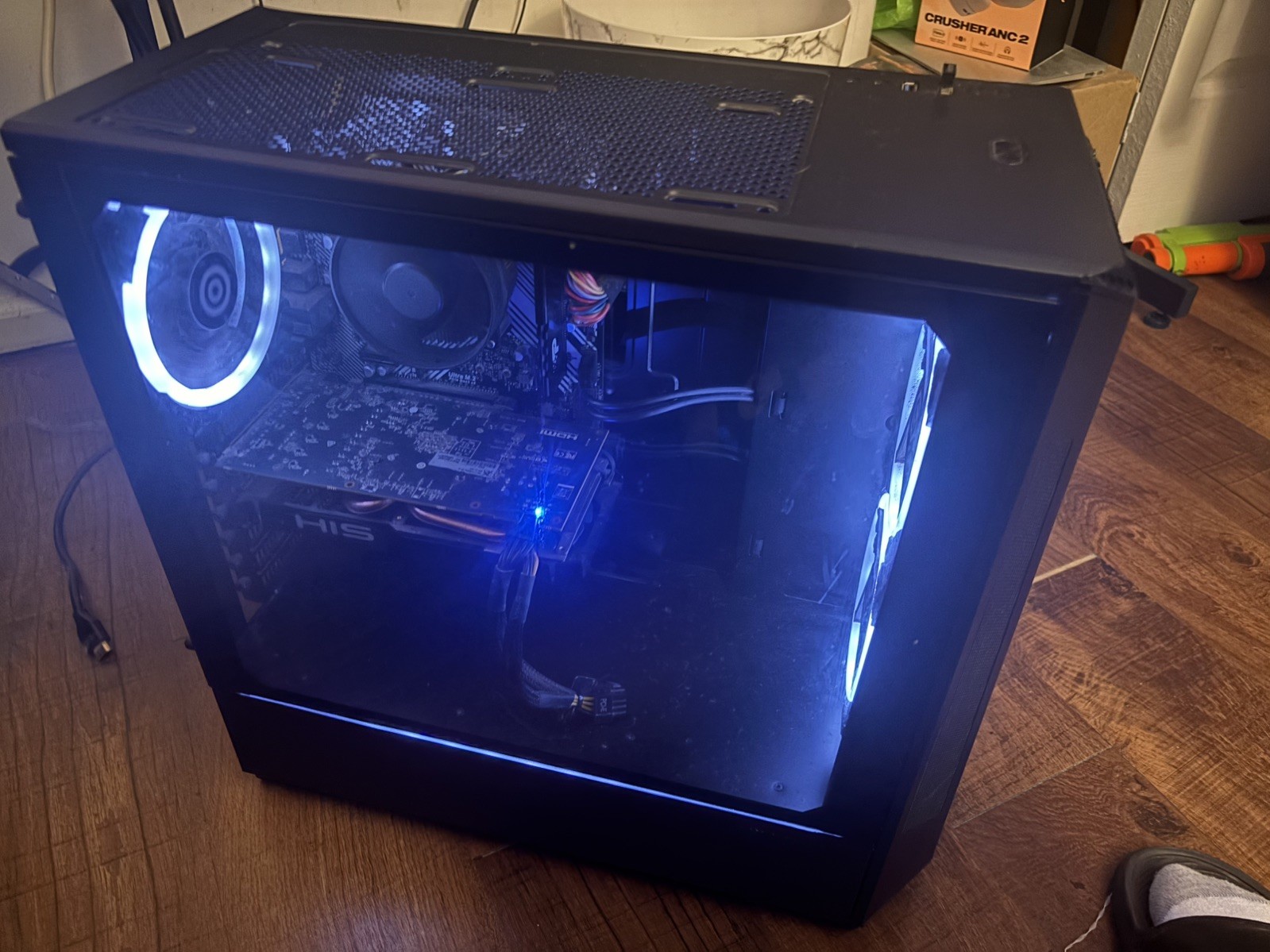 Cyber PowerPC Model C Series ET8230-31804 Case with Motherboard and Cooling Fans