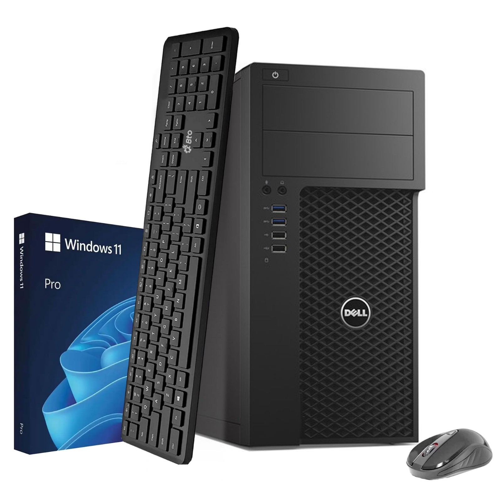 Dell 3620 Desktop Tower PC i5-6th 16GB RAM 128GB SSD WirelessKB&M WiFi Window 11