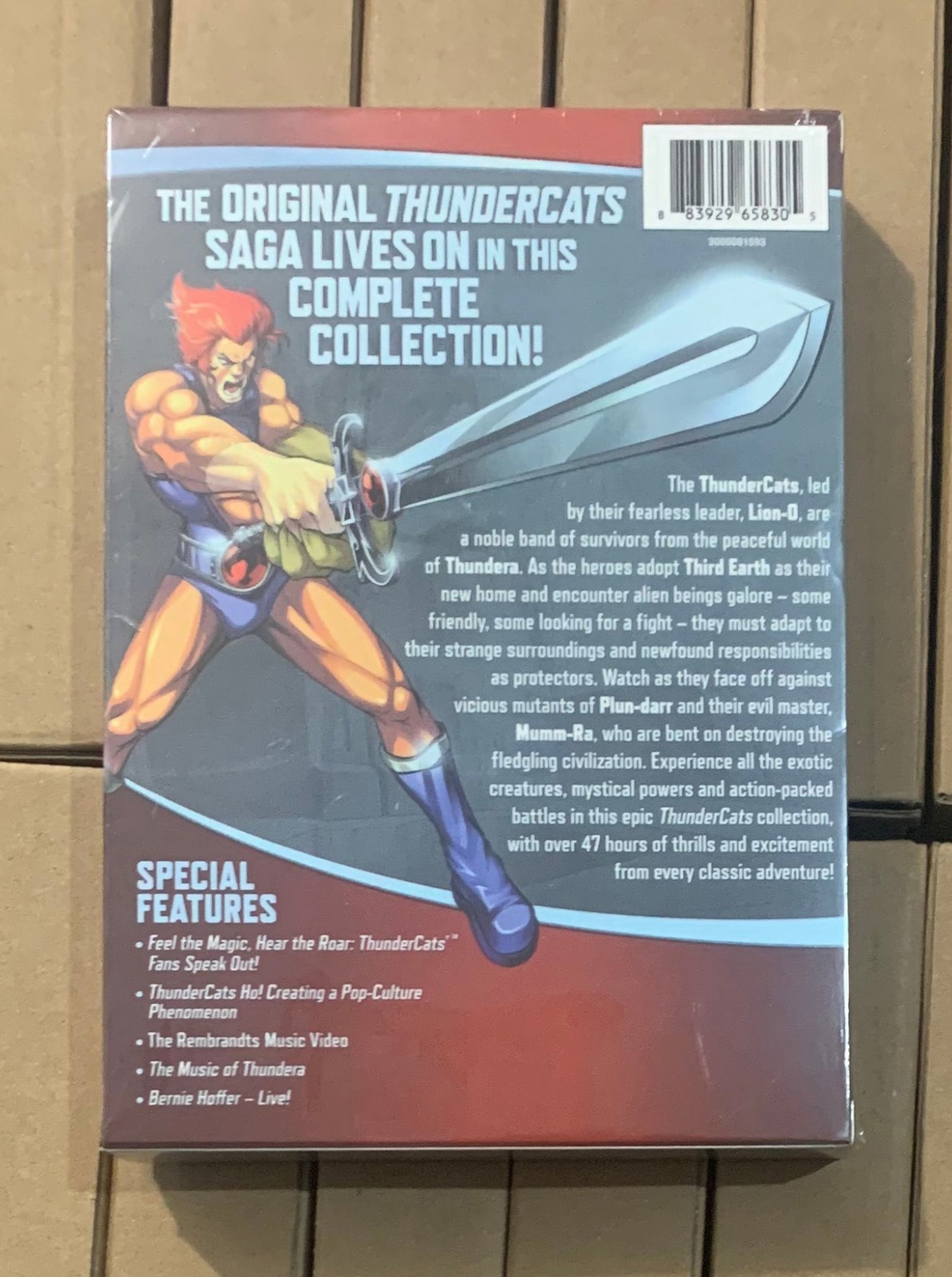 Thundercats : the Complete Series All Episodes – 130 (DVD, 12-Disc box Set) New