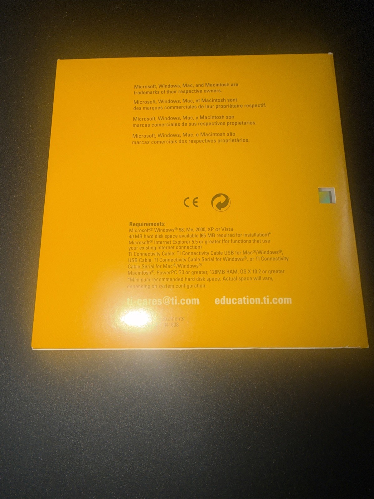 NEW! Texas Instruments TI-89 Calculator CD V 1.5 2008 Windows or Mac