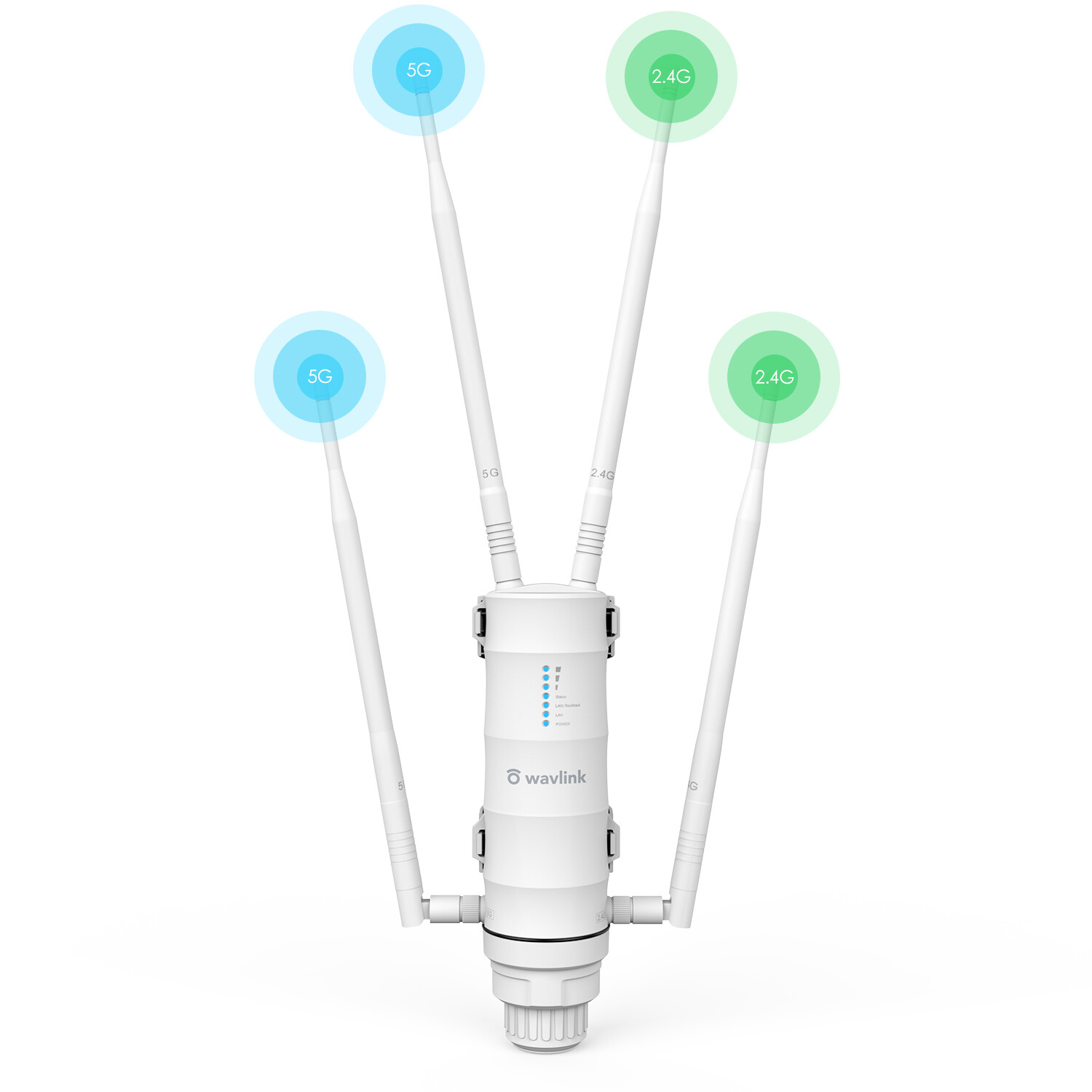 AC1200 Outdoor Long Range Wi-Fi Extender Dual Band Outdoor Access Point Repeater