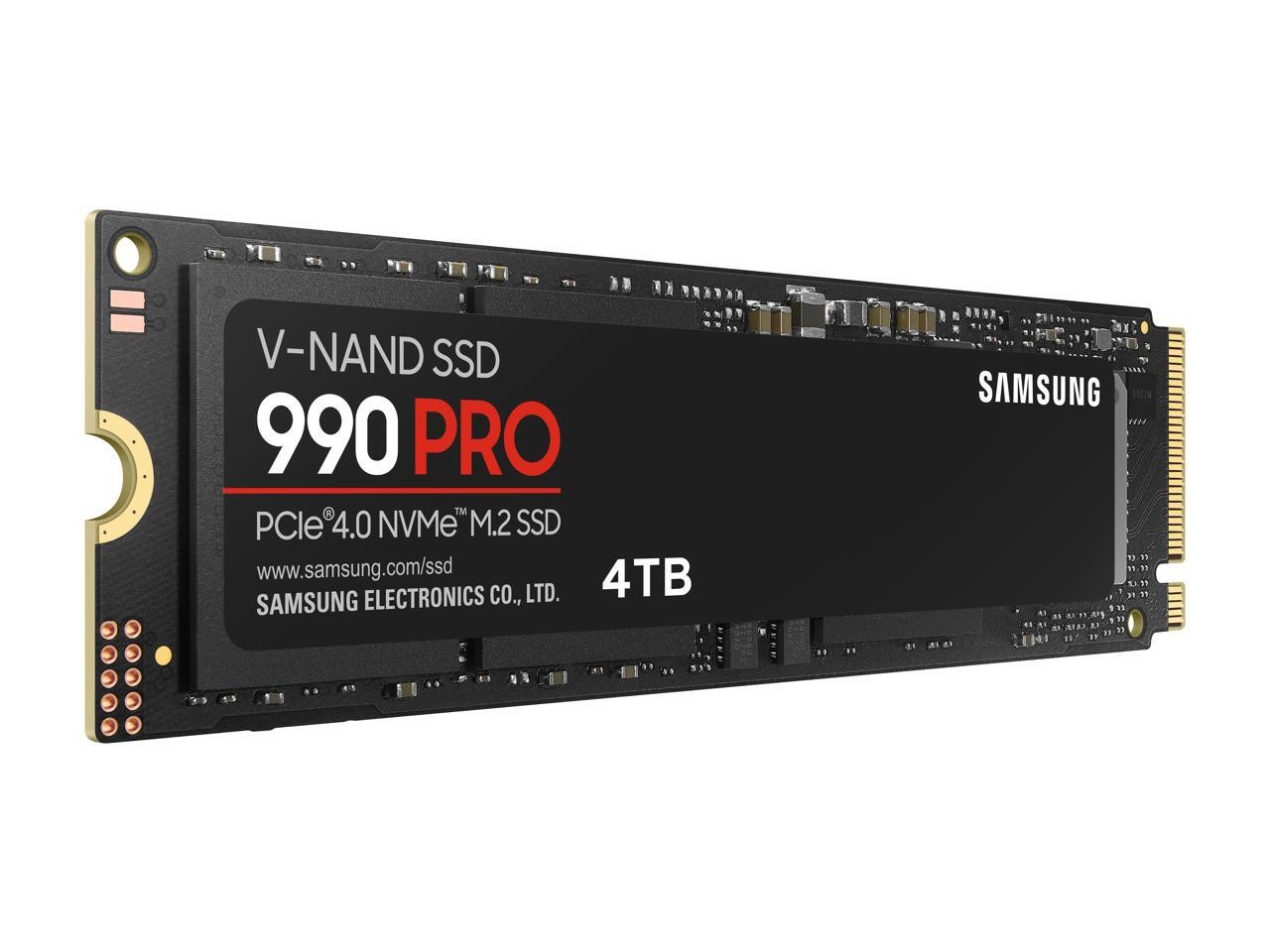 SAMSUNG 990 PRO M.2 2280 4TB PCI-Express Gen 4.0 x4, NVMe 2.0 V7 V-NAND 3bit MLC
