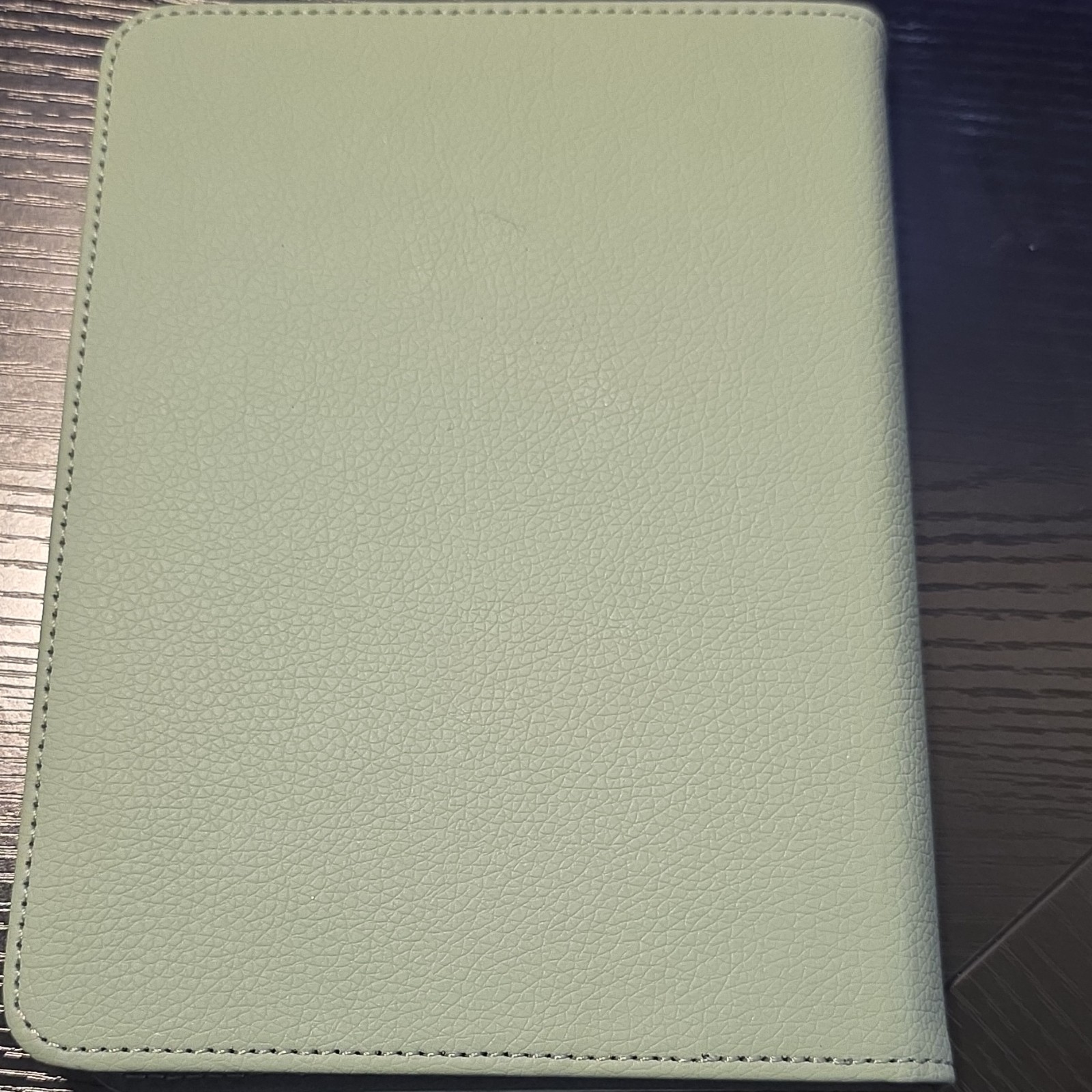 COBAK Light Green Synthetic Leather Folding Folio Case with Integrated Stand