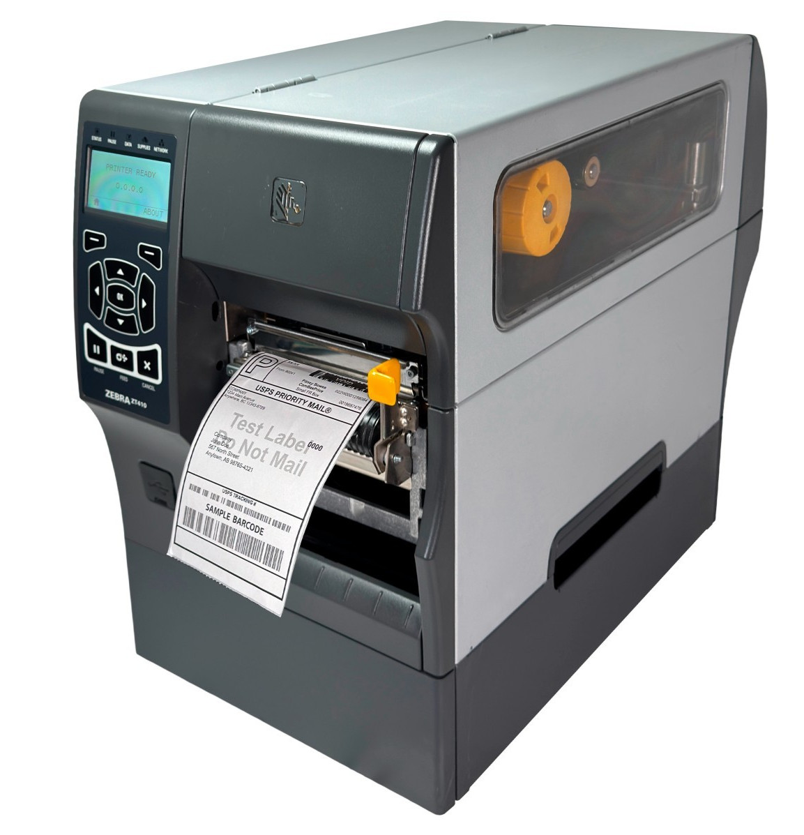 Zebra ZT410 DT/TT Label Printer 300 dpi Peeler Rewinder USB Bluetooth LAN