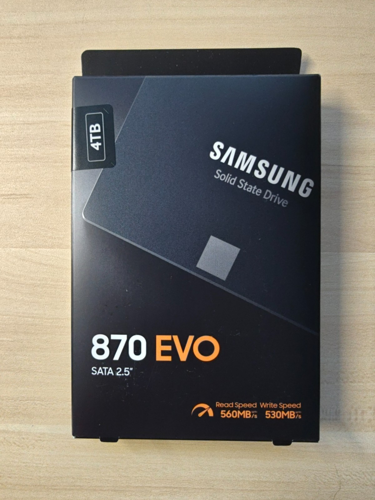 Samsung 870 EVO 4TB SSD – 2.5″ SATA III Internal SSD (MZ-77E4T0) *NEW, SEALED*