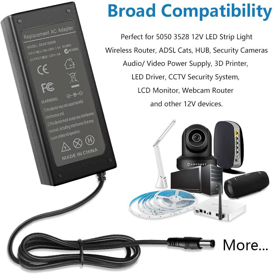 Adapter Charger For Zebra Technologies ZQ510 ZQ500 ZQ520 QLN320 Mobile Printer