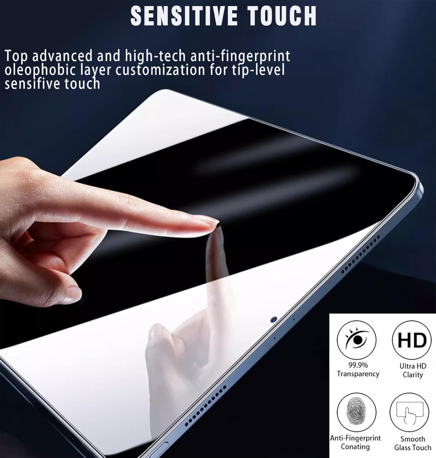 1 Privacy Screen Protector for iPad Mini [8.3 Inch] [Mini 7 A17 Pro hyaline