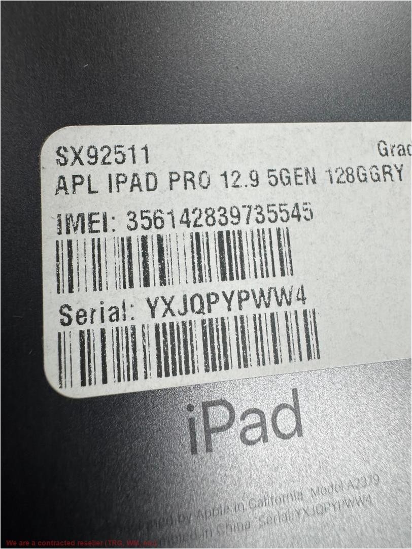 Apple iPad Pro 5th gen 12.9″ with Cellular SEE DETAILS 128GB