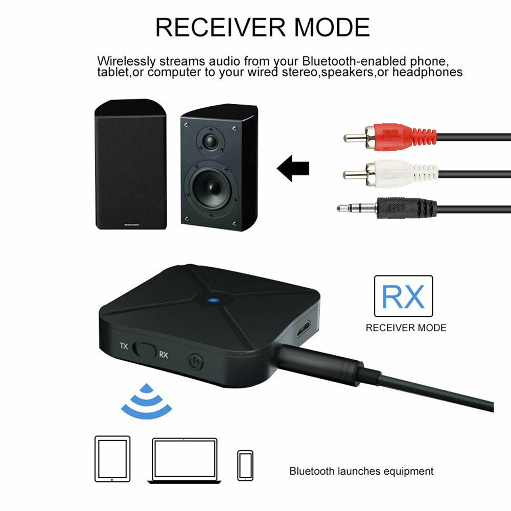 Bluetooth Transmitter Receiver Wireless Adapter TV Home Stereo A2D PAudio Lot