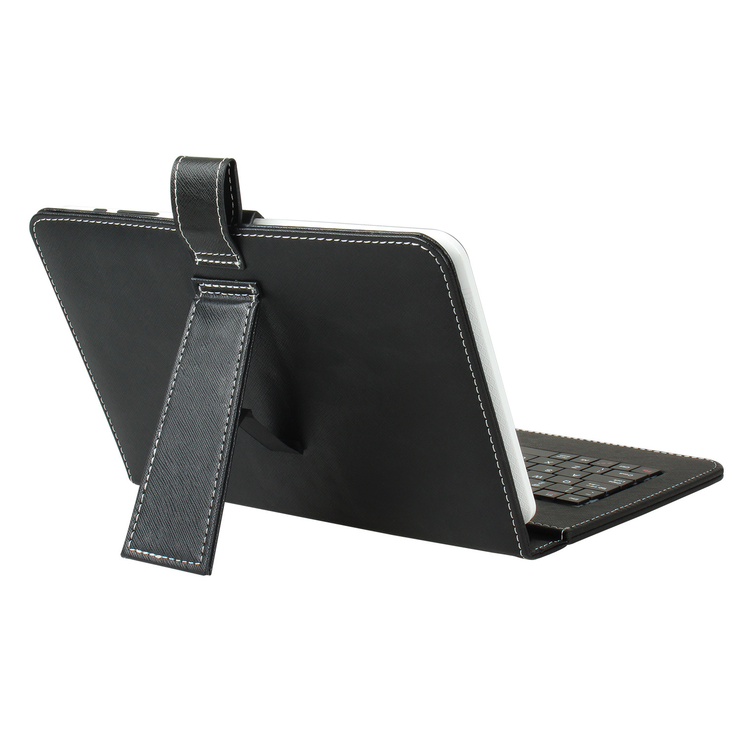 Folio PU Leather Case Stand Cover with USB keyboard For 8″ Universal Tablet Ipad