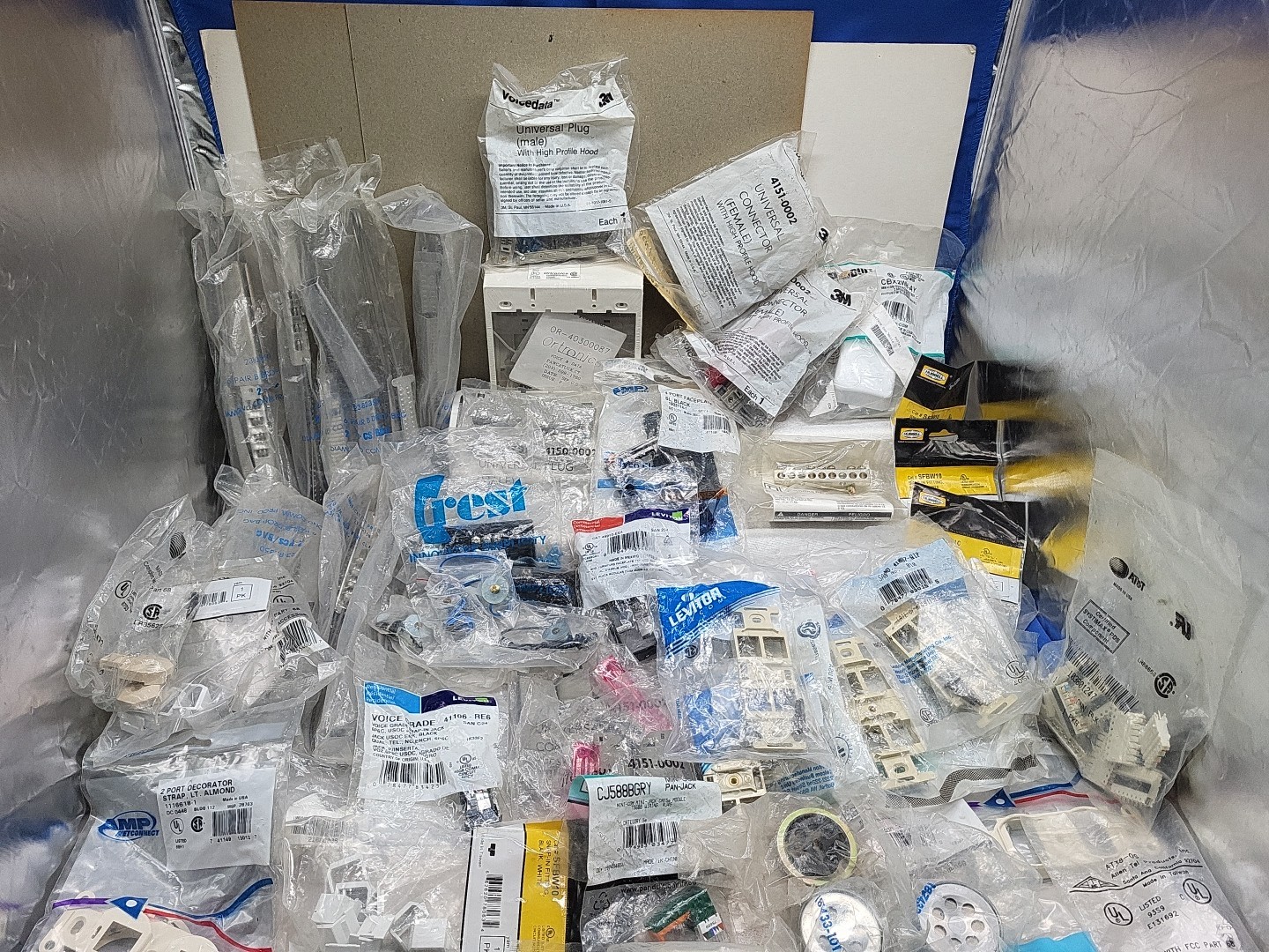 Telecommunication Assortment Ortronics AMP Allen Tel Many Brands parts huge lot