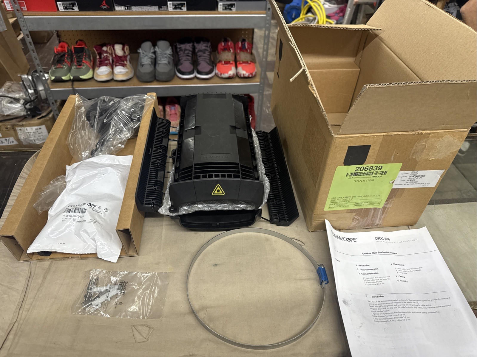 COMMSCOPE OFDC-B8-S36-1-NN-2 OUTDOOR FIBER OPTIC DISTRIBUTION CLOSER