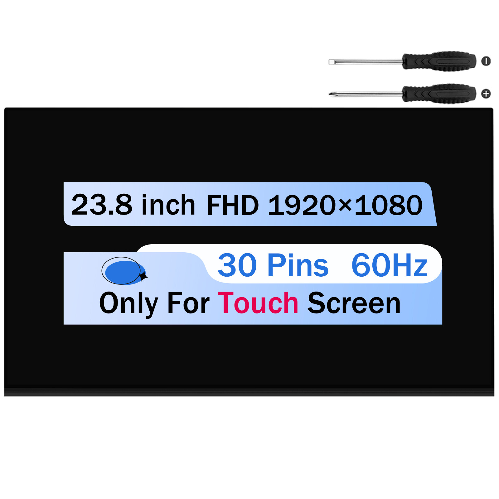23.8″ for Dell OptiPlex 7490 All-in-One FHD LCD Touch Screen Display Replacement