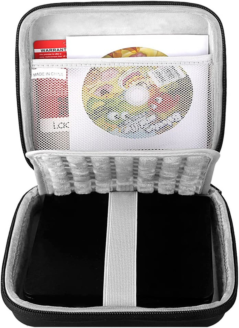 USB CD DVD Writer Blu-Ray & External Hard Drive Protective Storage Case Bag Comp