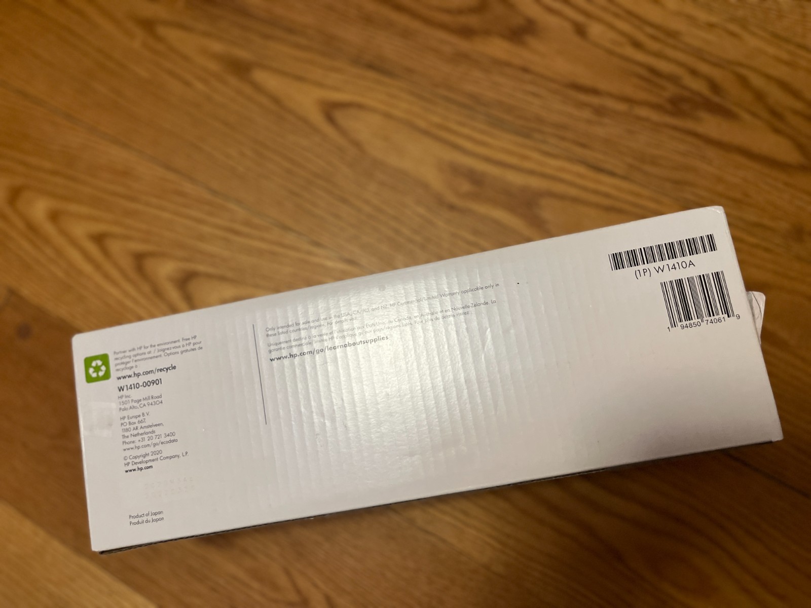 HP 141A Black Original LaserJet Toner Cartridge, W1410A. Ships Free.