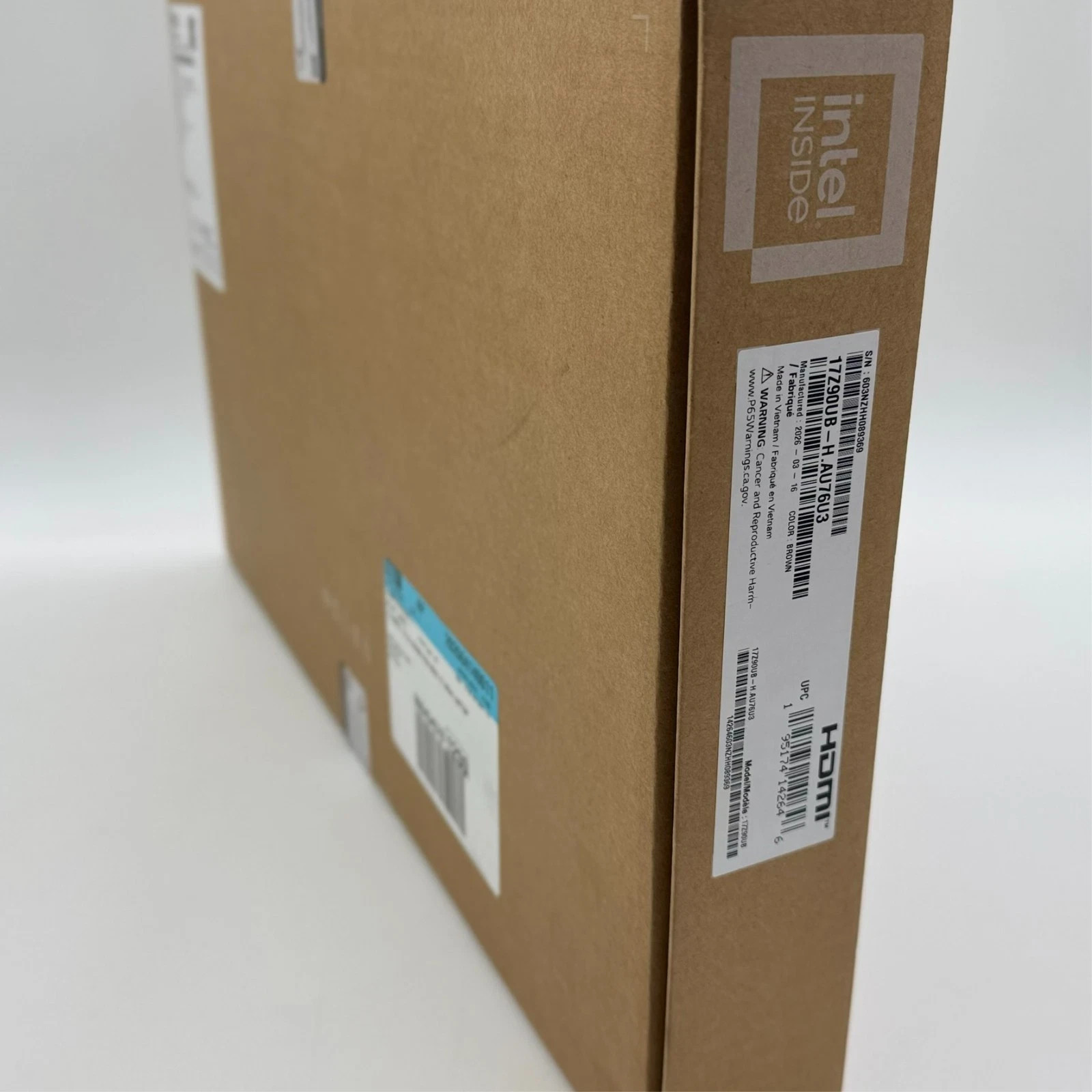LG gram Max 17″ Touch Laptop Intel Core Ultra 7 355 32GB RAM 1TB Matte Bronze