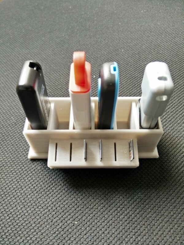 USB Thumb Flash Drive microSD Card Holder Rack Organizer 3D Printed MANY OPTIONS