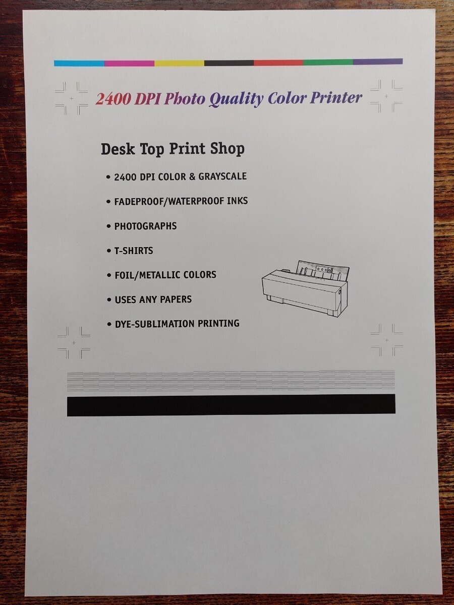 Alps MD-5500 Standard Thermal Printer 100V w/ Sublimation printing
