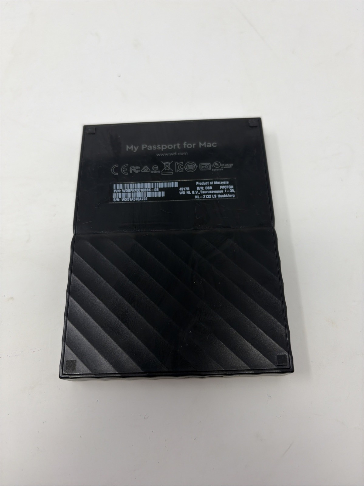 WD My Passport for Mac 1TB External Hard Drive WDBFKF0010BBK-0B