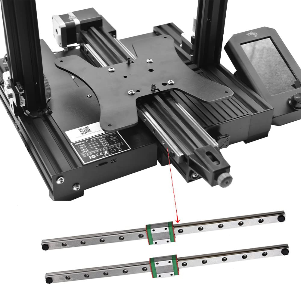 Upgrade Y Axis Linear Rail Guide Kit MGN12H 300MM Length for Ender3 V2/Ender3 Pr