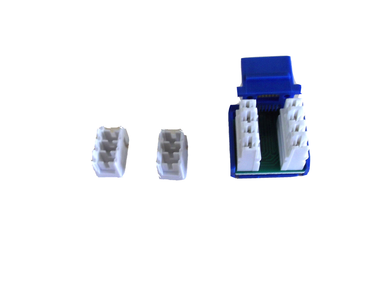 50- Cat5e Cat-5E 110 Keystone Jack Blue – Free Shipping Tuff Jacks Quality