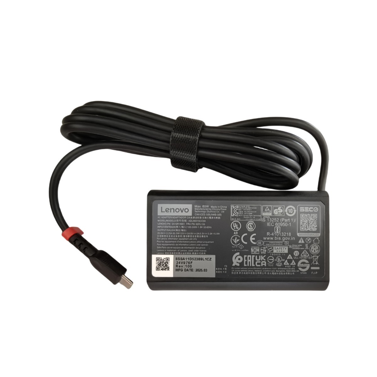 OEM Genuine 65W USB-C Type-C AC Adapter Charger For Lenovo ThinkPad X1 T470 T480