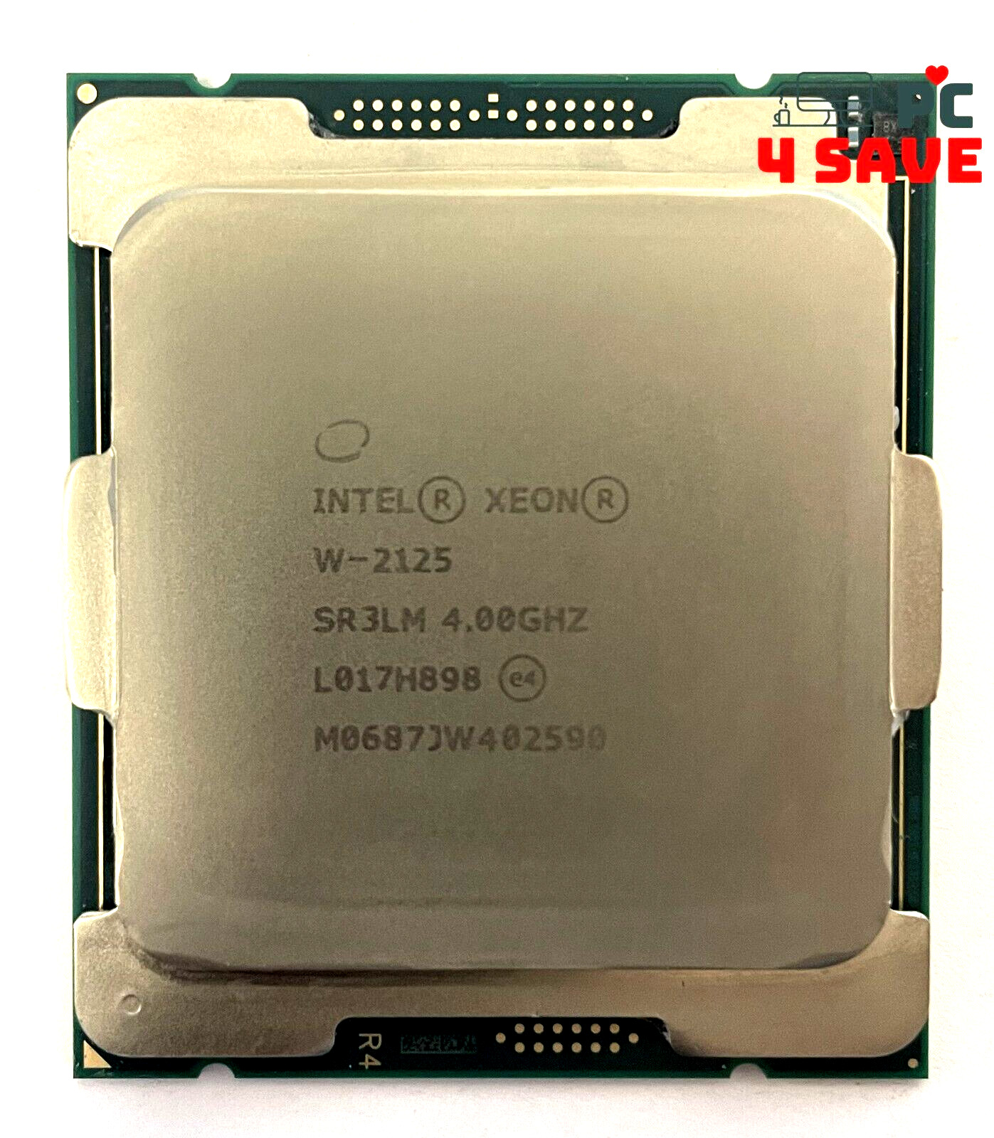 Intel Xeon W-2125 CPU 4.0 GHz SR3LM 4-Core 8.25MB LGA2066 Server Processor 120W