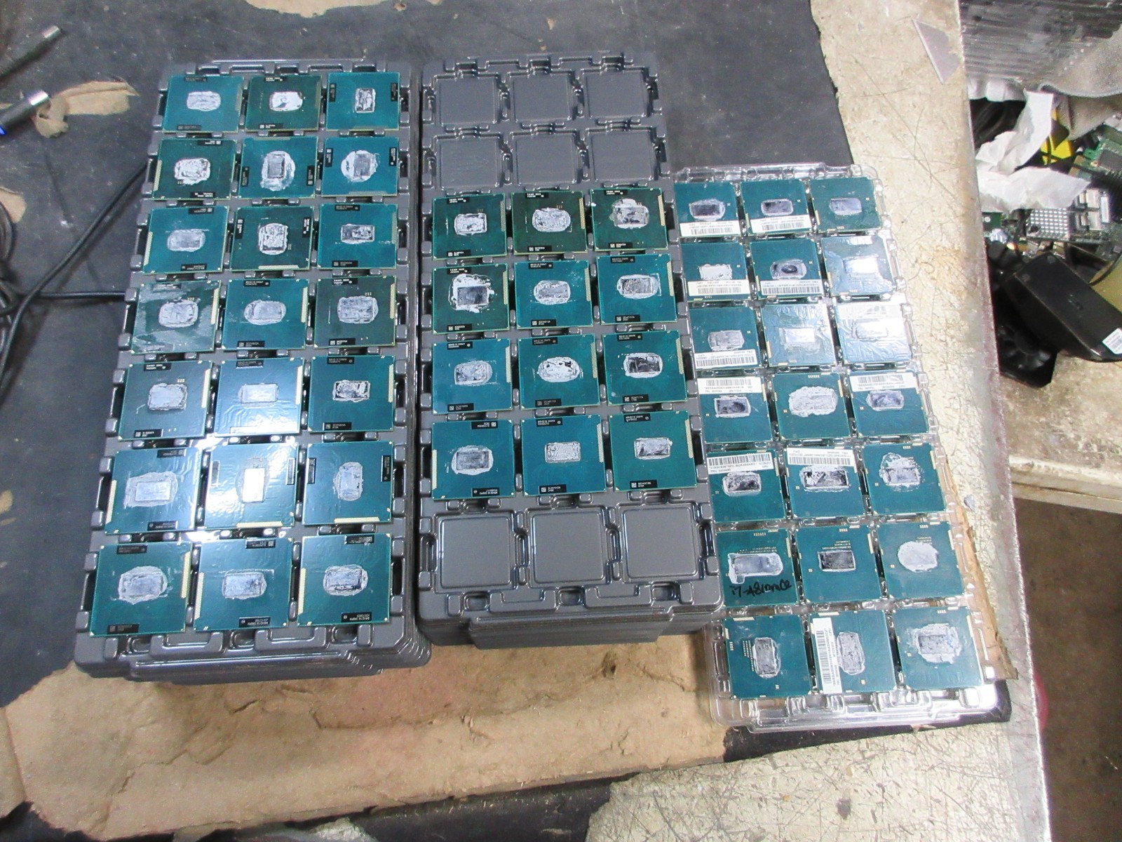 Lot of 408 – INTEL CORE I3,I5,I7 LAPTOP CPU 1ST,2ND,3RD,4TH GEN -TESTED WORKING