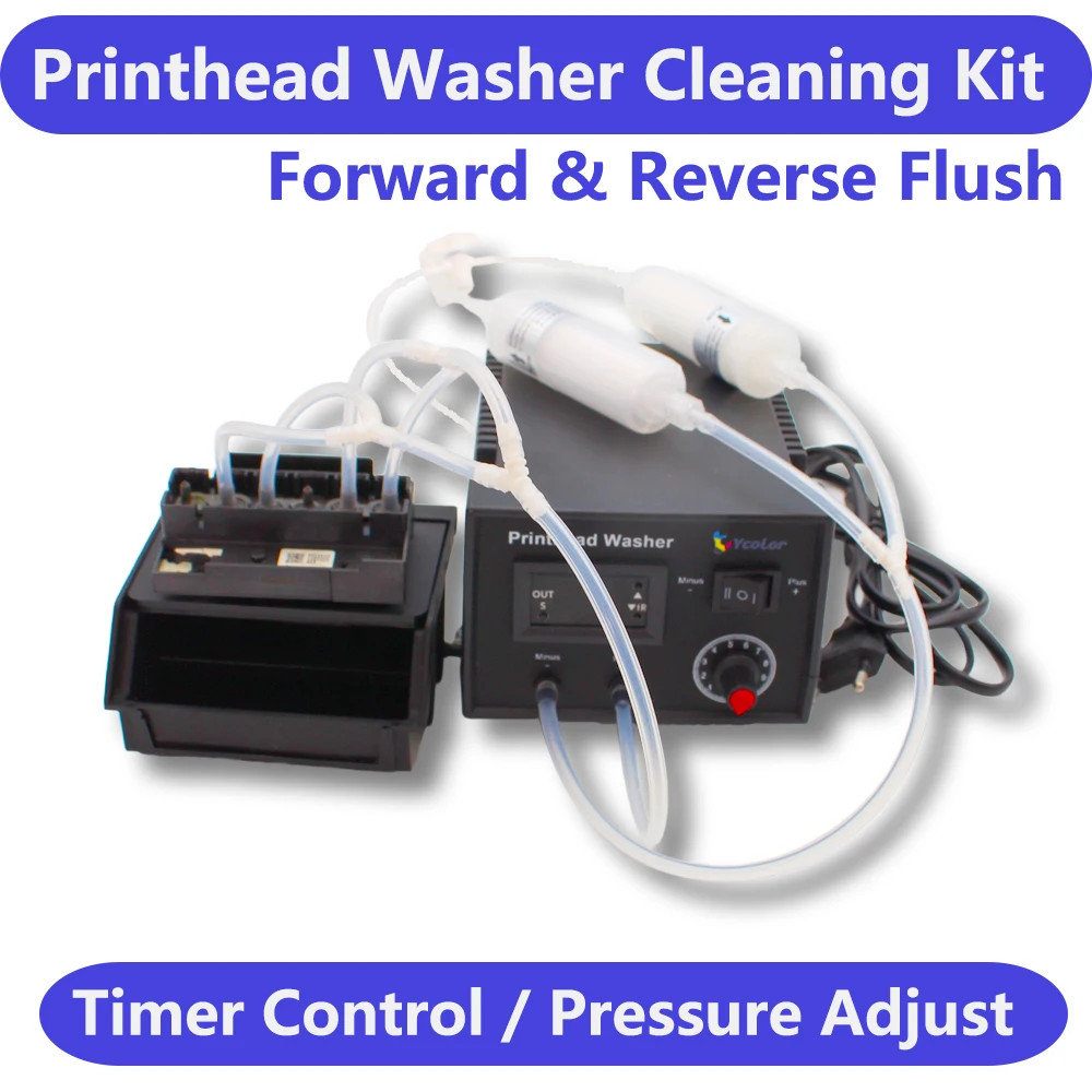 DTF Printhead Washer Machine Clean Kit For L1800 L805 1390 XP600 DX6 i3200